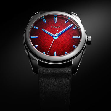 AWAKE Son Mài - Silver Leaf « Carmine Red »