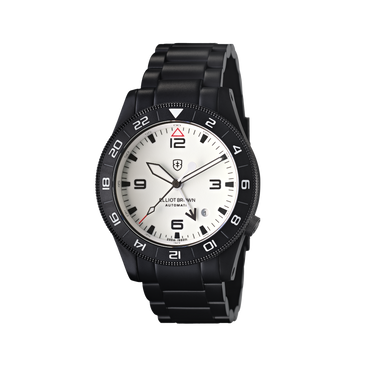 Elliot Brown Holton Auto GMT: 101-A24 'BLACK WHITEOUT'