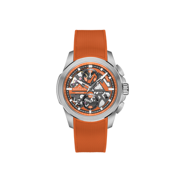 NORQAIN Independence Skeleton Chrono 42mm Orange