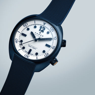 Farer Endeavour Ocean Blue Aqua Compressor - Titanium Dive Watch