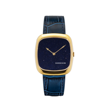 Dennison ALD Midnight Aventurine Stone Dial in Gold