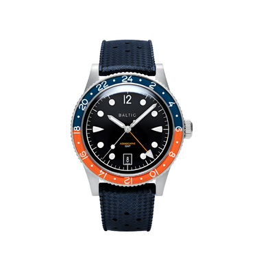 Baltic Aquascaphe GMT Orange - Blue Tropic Strap