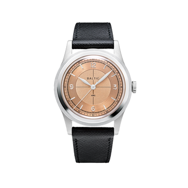 Baltic HMS 003 Salmon - Stitched Saffiano Black