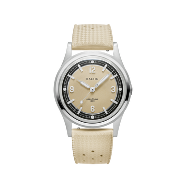 Baltic Hermétique Tourer - Beige Dial - Tropic Strap