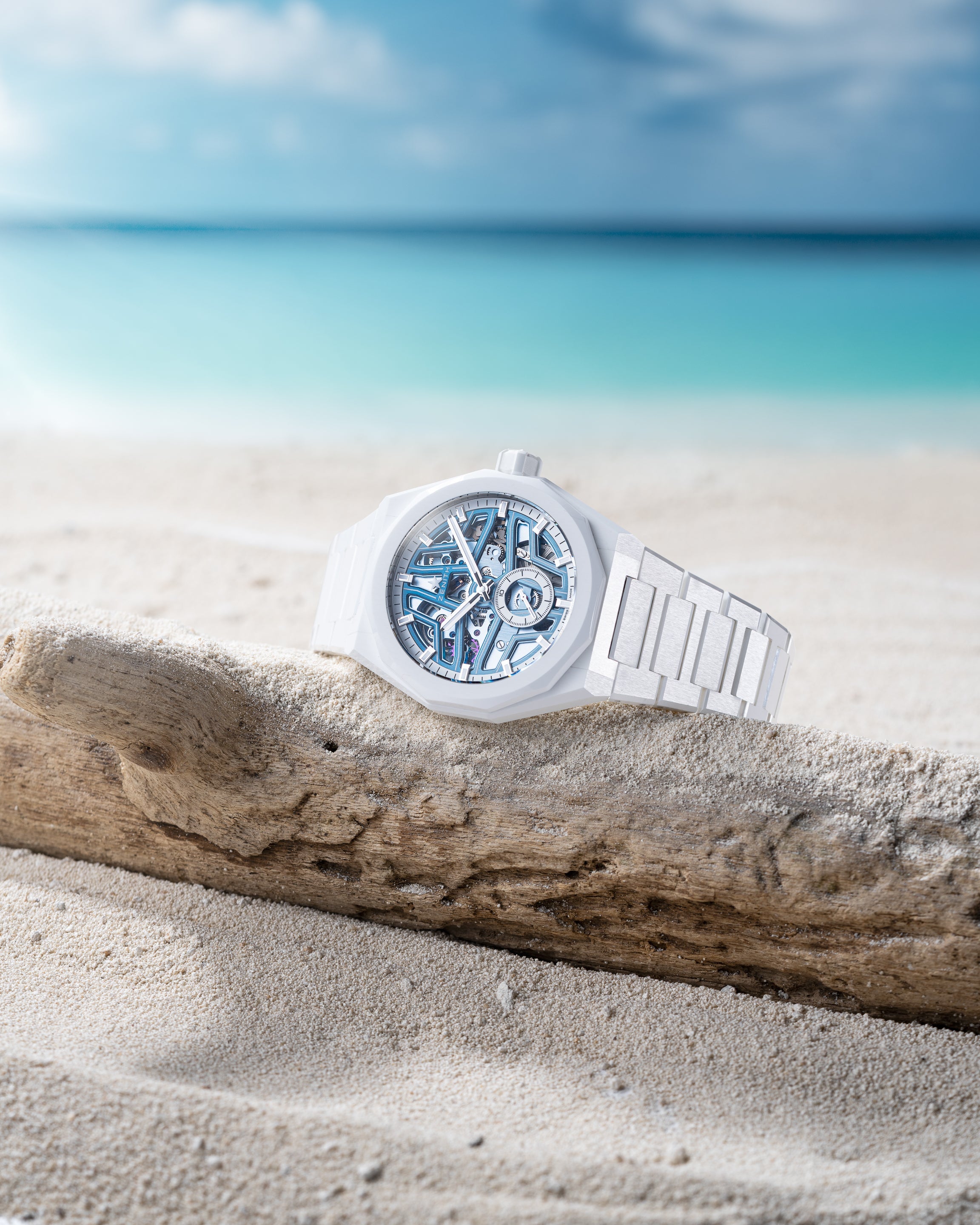 Zenith Defy Skyline Skeleton White Surfer Ceramic - Image