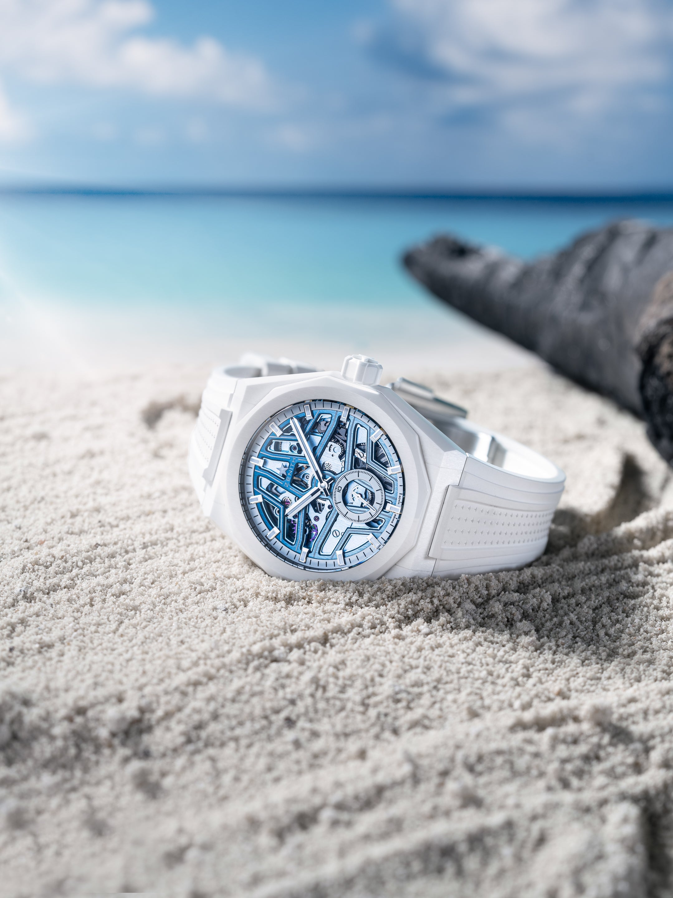 Zenith Defy Skyline Skeleton White Surfer Ceramic - Image