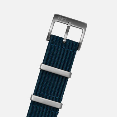 Bark & Jack Blue Ribbed Nylon