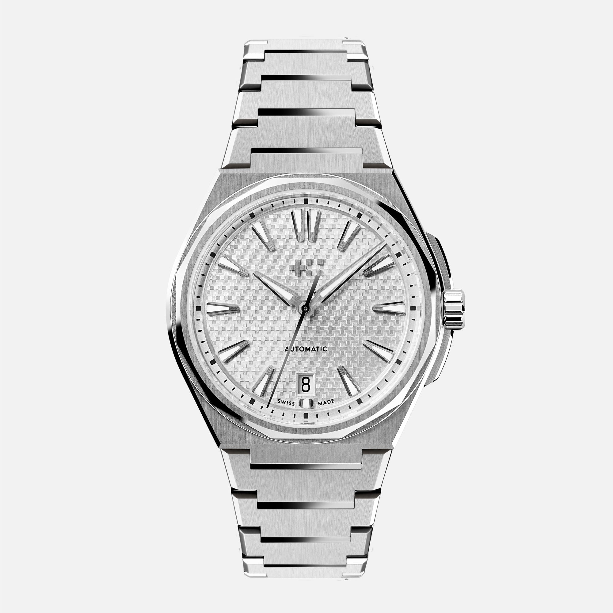 Christopher Ward The Twelve - White - Steel Bracelet - 38mm - Image