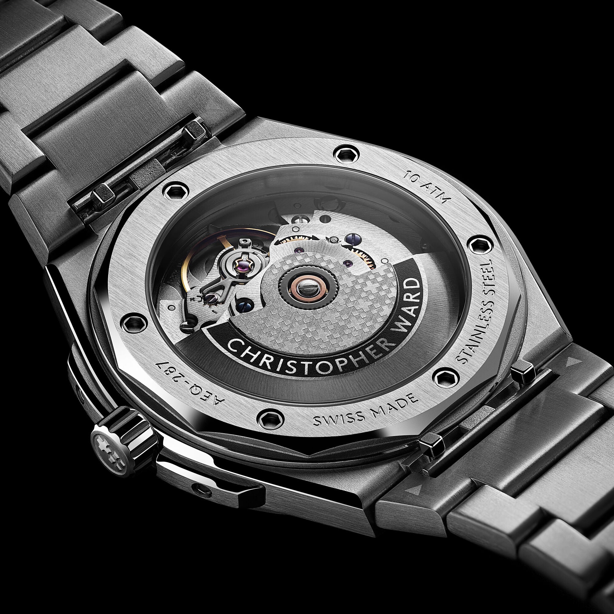 Christopher Ward The Twelve - White - Steel Bracelet - 38mm - Image