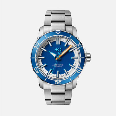 Christopher Ward C60 Trident Reef 44mm - Helio Blue