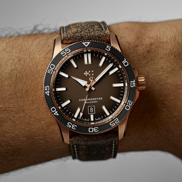 Christopher Ward C60 Trident Pro 300 Bronze - Brown Ombre 42mm