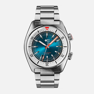 Christopher Ward C65 Super Compressor - Ocean Blue - Bader bracelet