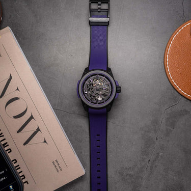 Pre-Order NORQAIN Wild ONE Skeleton 42mm Purple - Limited Edition