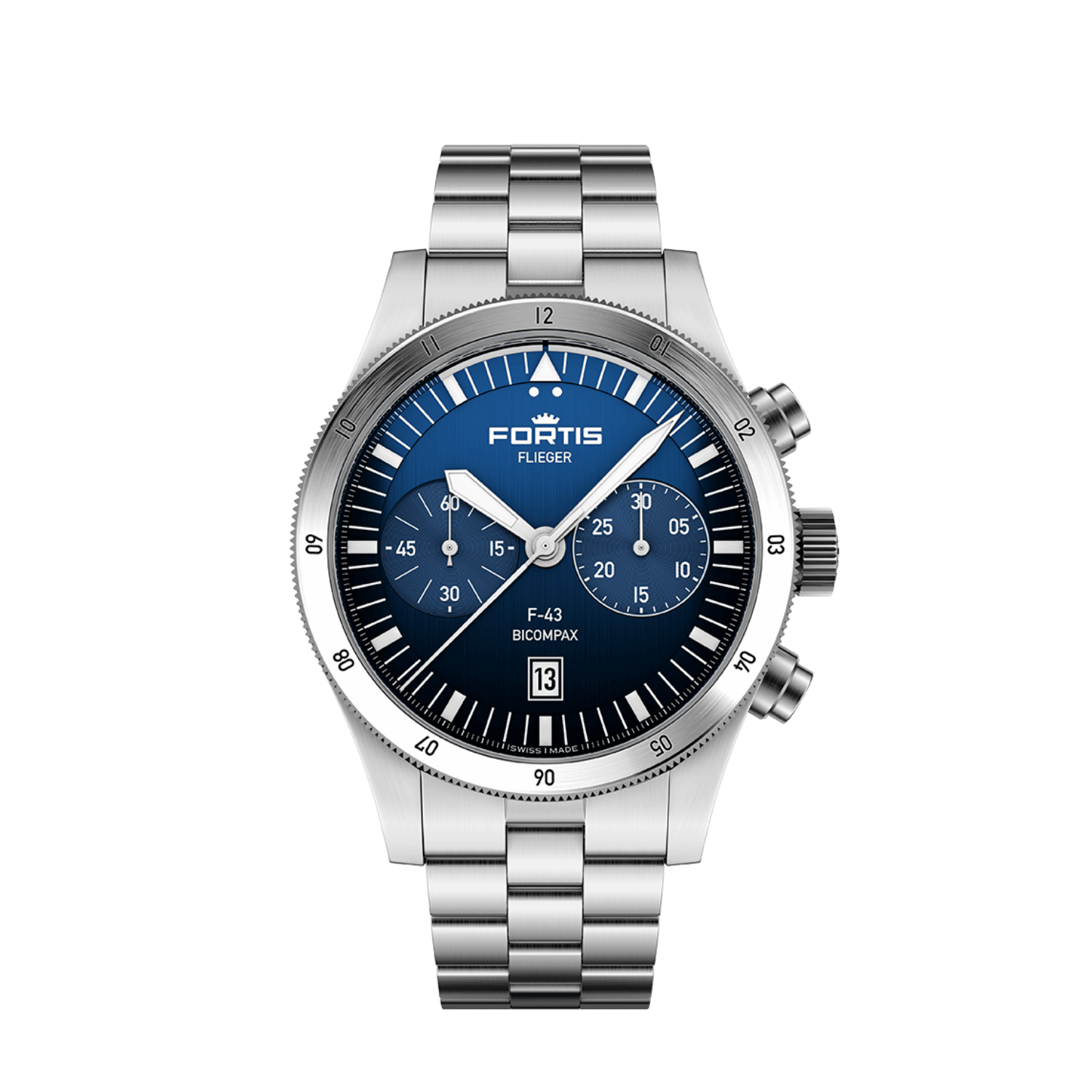Flieger F-43 Bicompax  Liberty Blue BB / Front