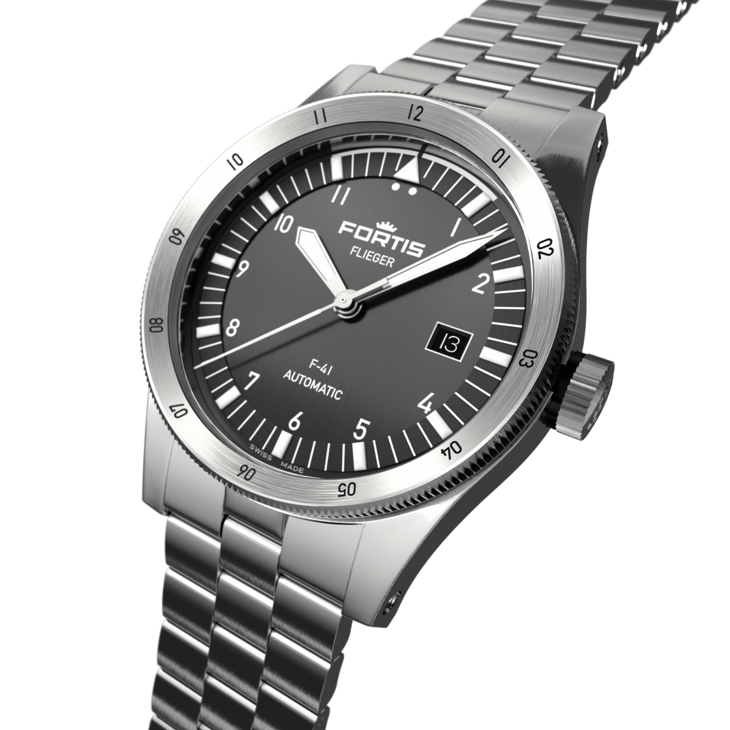 Flieger F-41 Black BB / Crown