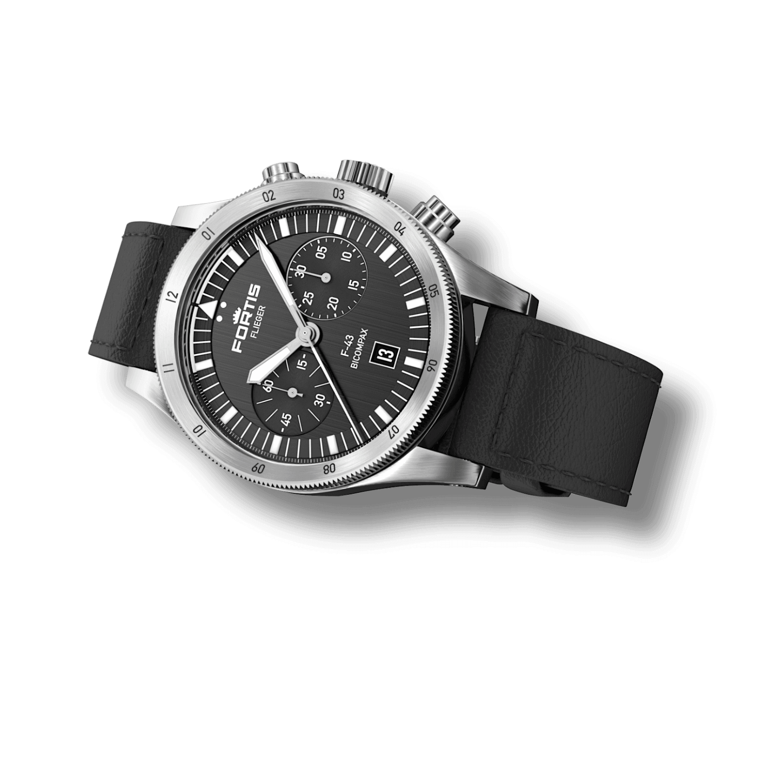 Flieger F-43 Bicompax  Black AS / liegend