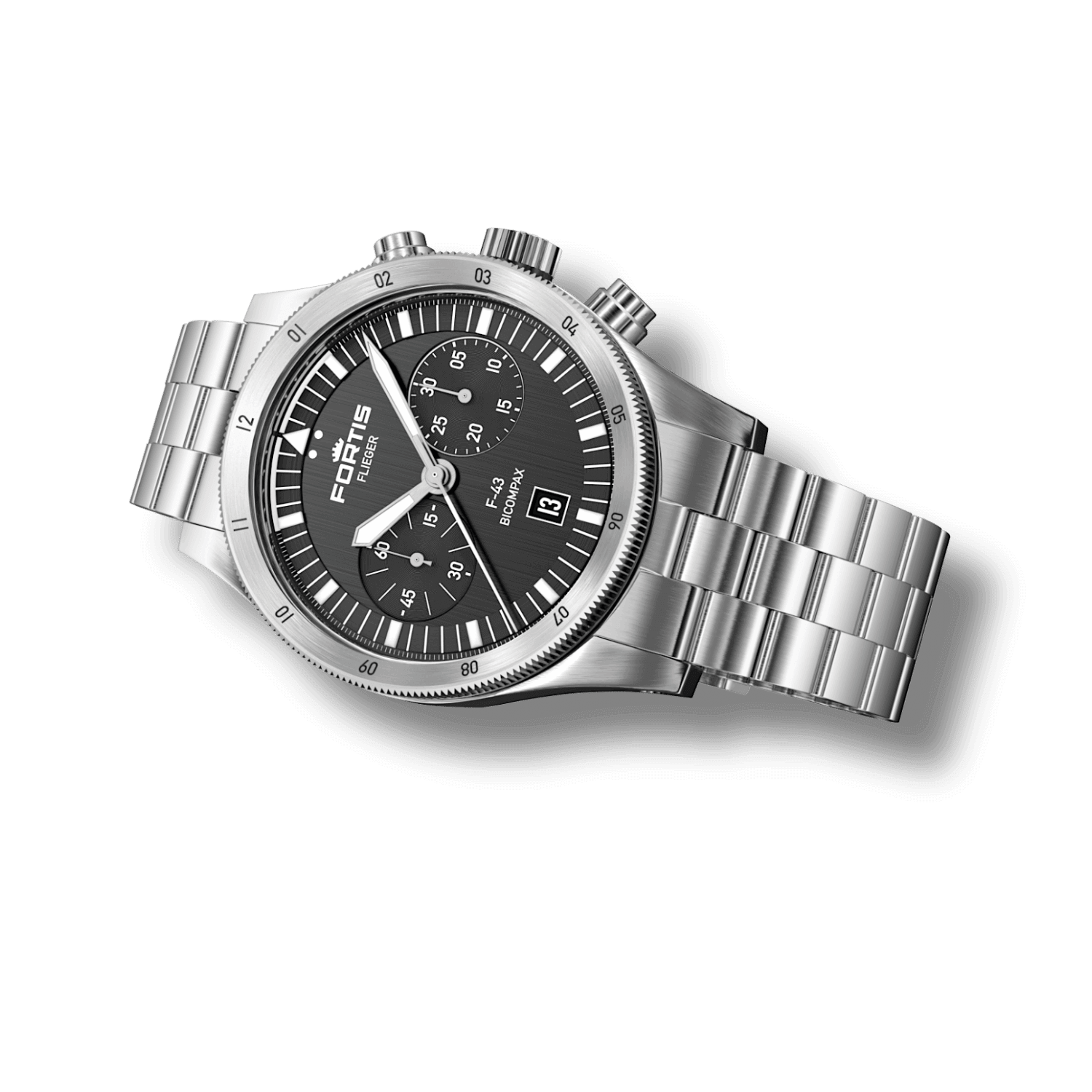 Flieger F-43 Bicompax  Black BB / liegend