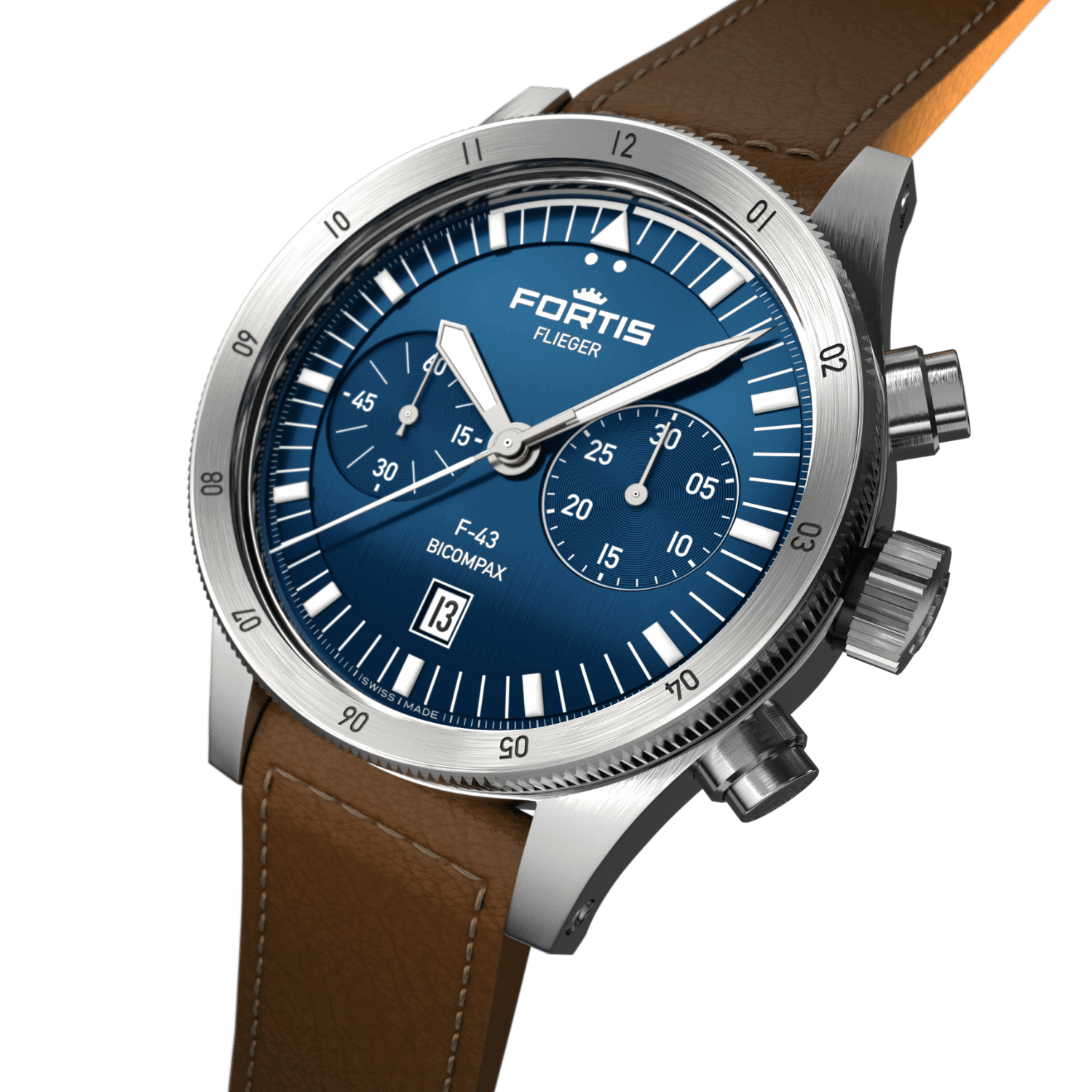 Flieger F-43 Bicompax  Liberty Blue AS / Crown