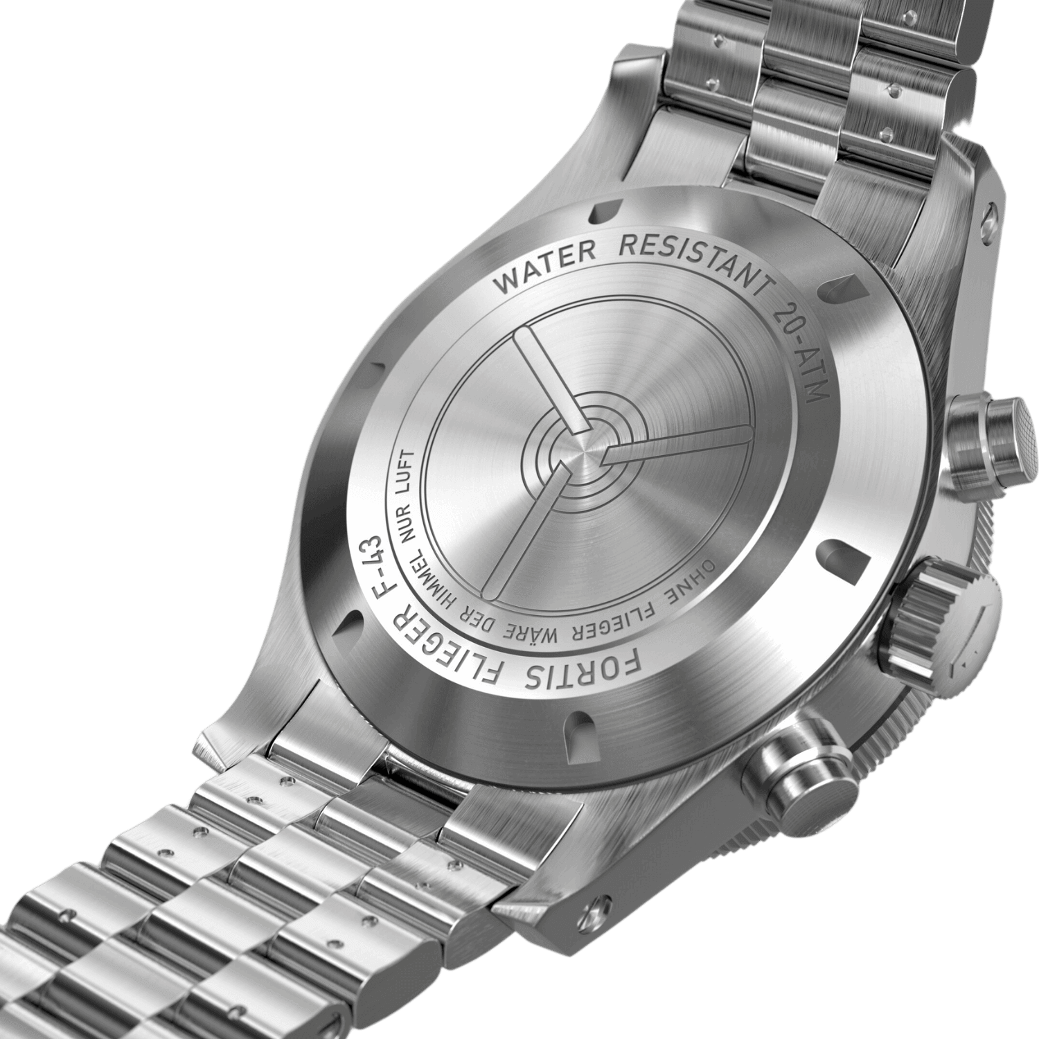 Flieger F-43 Bicompax  Original BB / Caseback