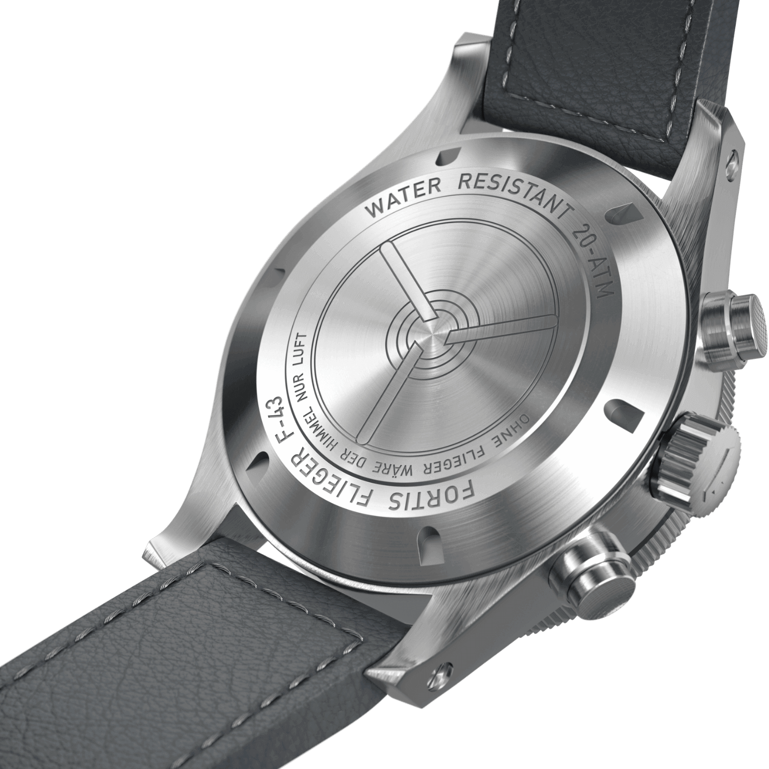 Flieger F-43 Bicompax  Petrol AS / Caseback
