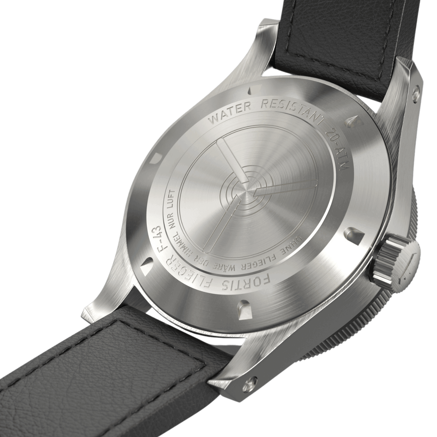 Flieger F-43 Triple-GMT Original  AS/ Front