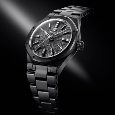 Nivada Grenchen F77 Black Ceramic Meteorite - Image