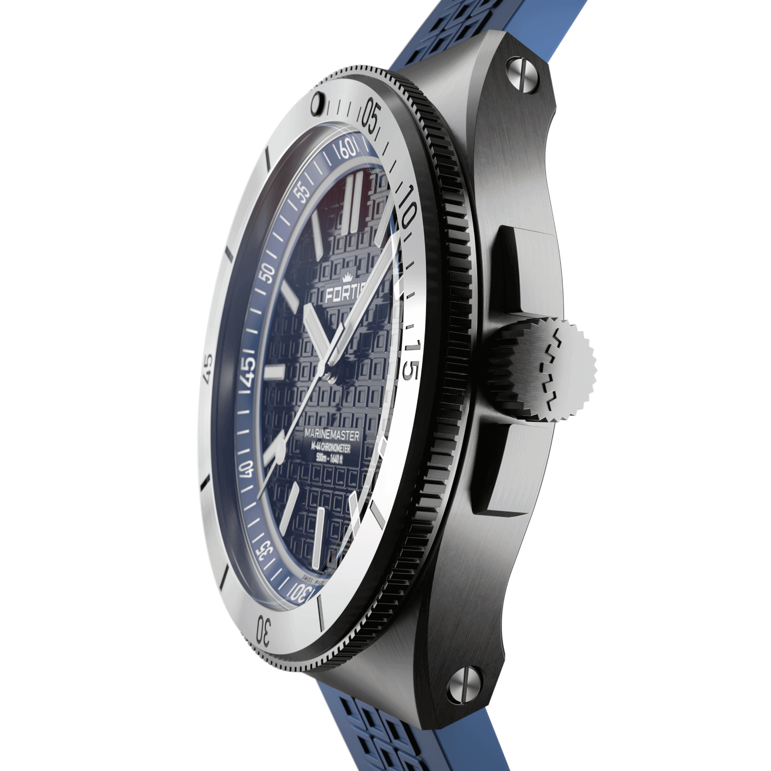 Marinemaster M44 Ocean Blue HS / crown