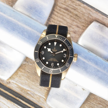 TUDOR Black Bay Bronze 43mm Slate Grey Dial Men's Automatic Fabric Strap Watch