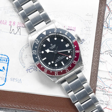 TUDOR Black Bay GMT 41mm Black Dial Automatic Mens Bracelet Watch