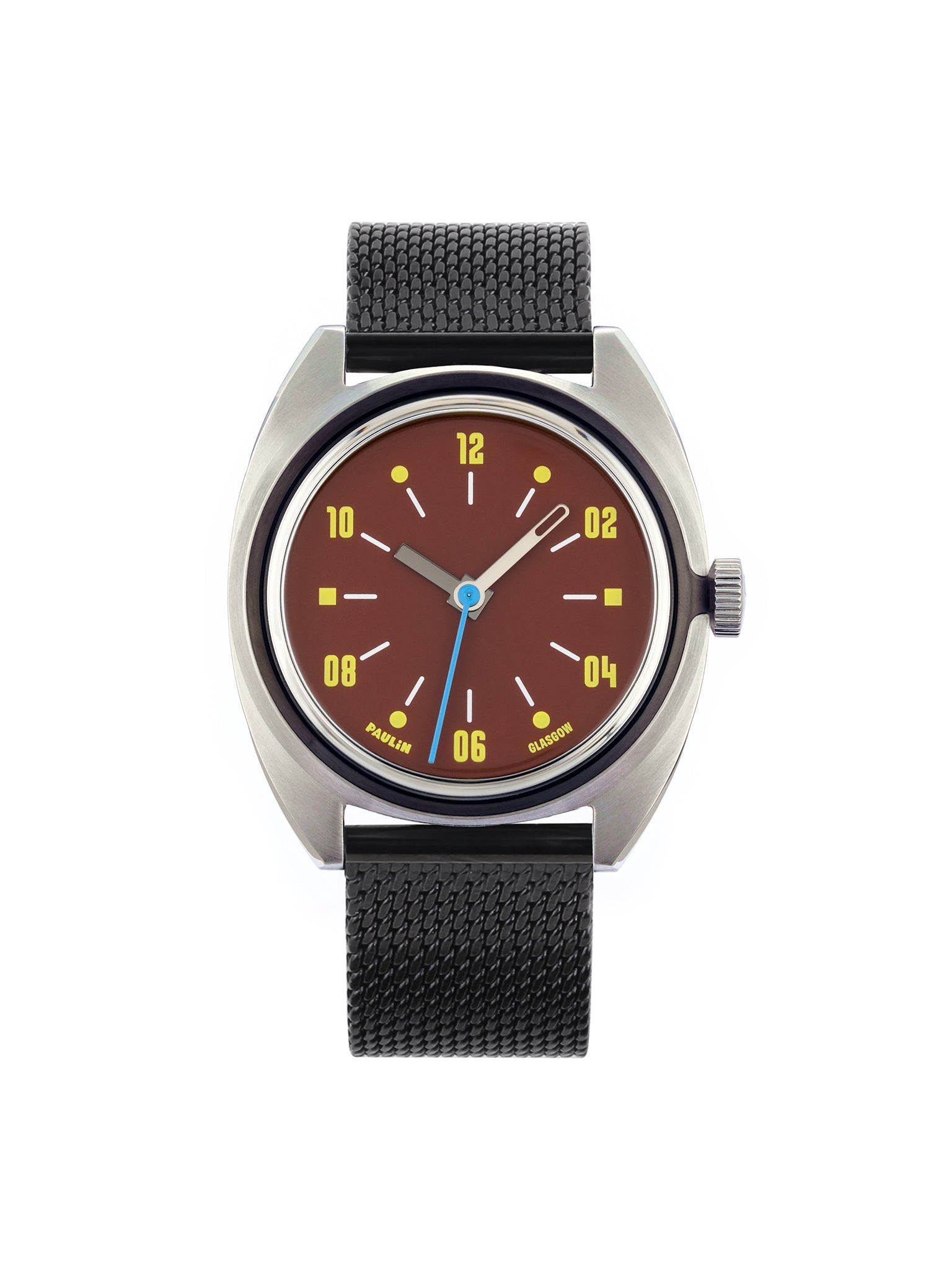 Gunmetal PVD mesh bracelet