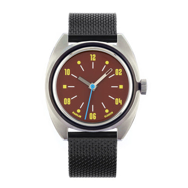 Gunmetal PVD mesh bracelet