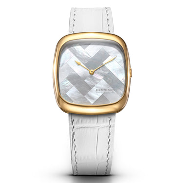 Dennison ALD White MOP "Ghost" In Gold
