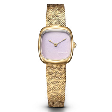 Dennison Mini Pink Malaysian Jade In Gold