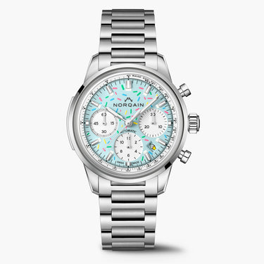Norqain Freedom Chrono Enjoy Life "Sprinkles" – Blue Raspberry