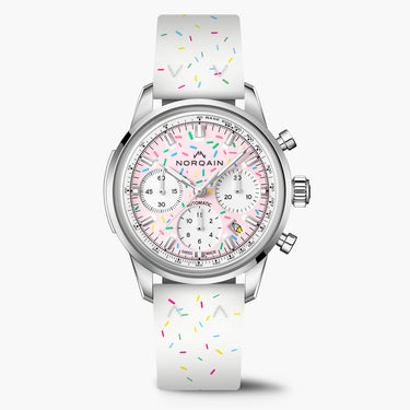 Norqain Freedom Chrono Enjoy Life "Sprinkles" – Strawberry