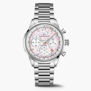 Norqain Freedom Chrono Enjoy Life "Sprinkles" – Strawberry