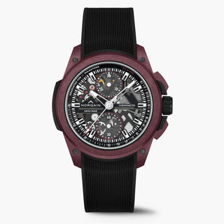 Norqain Wild One Skeleton Chrono Burgundy Limited Edition