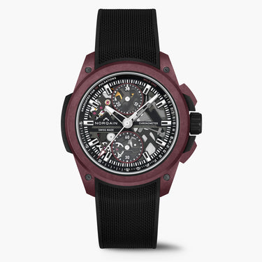 Norqain Wild One Skeleton Chrono Burgundy Limited Edition