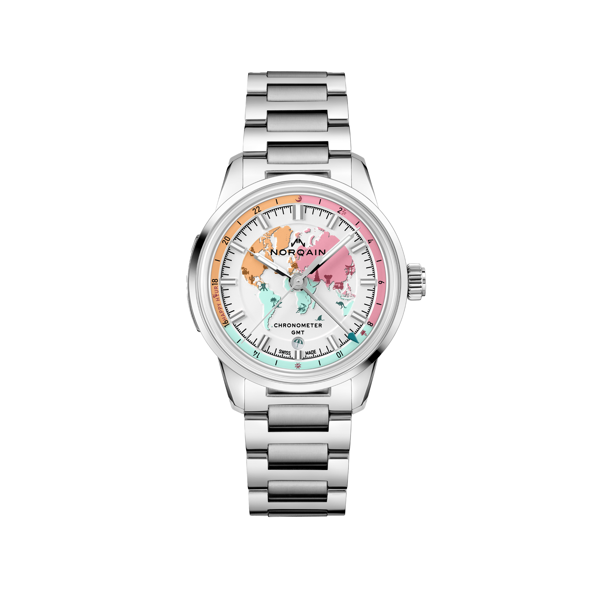 Norqain FREEDOM GMT "ENJOY LIFE - HOLIDAY" 40mm Limited Edition