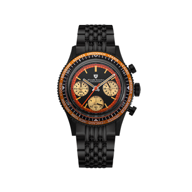 Nivada Grenchen Chronoking Mecaquartz Black