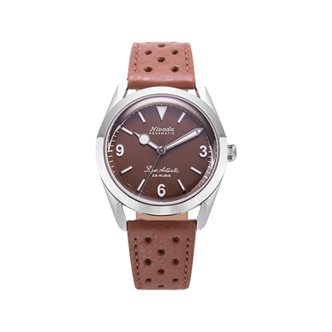 Nivada Grenchen Super Antarctic 3.6.9 Brown No Vintage Effect - White Luminous