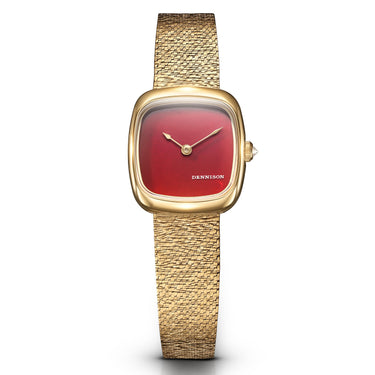 Dennison Mini Red Jasper In Gold