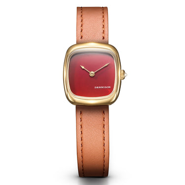 Dennison Mini Red Jasper In Gold