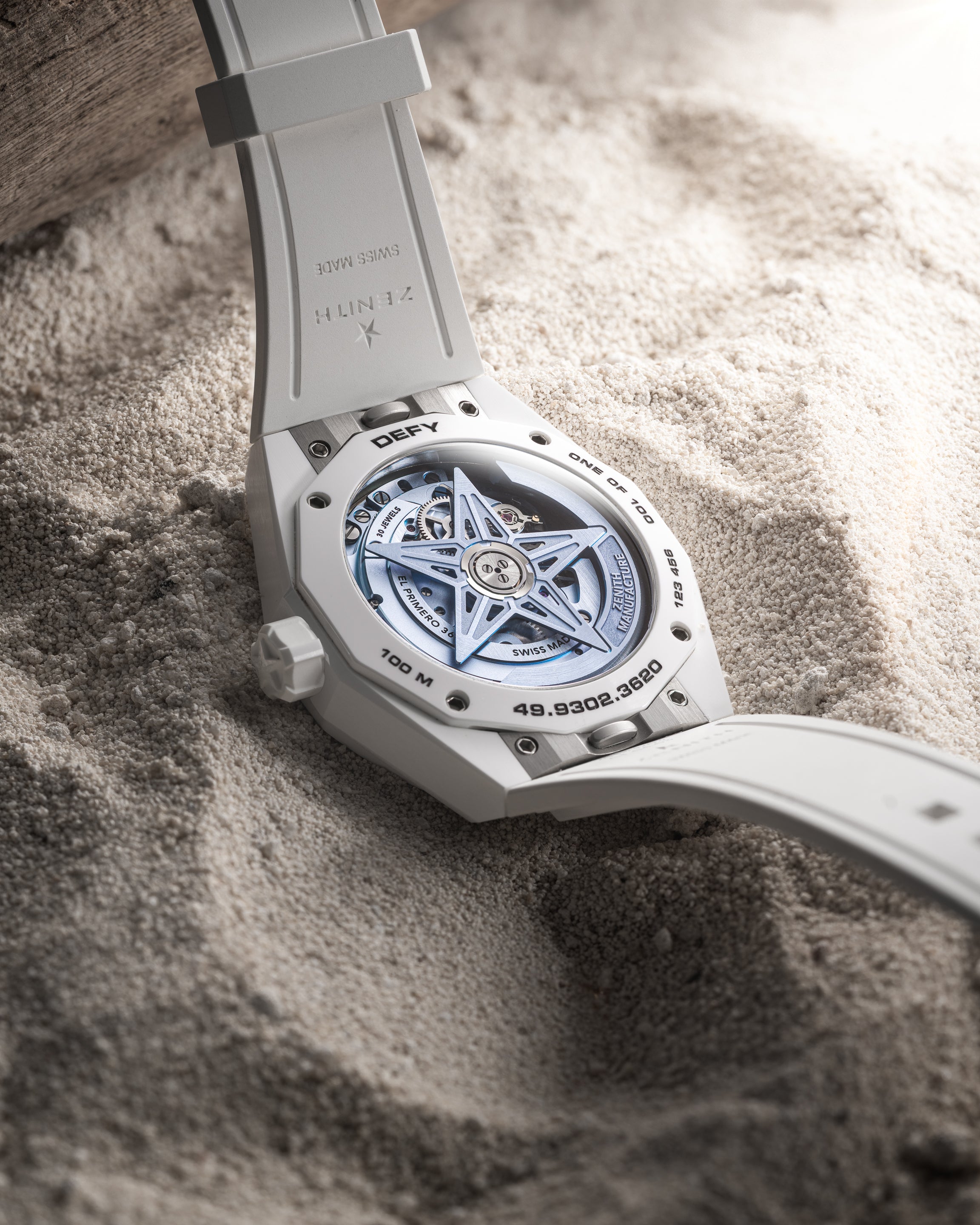 Zenith Defy Skyline Skeleton White Surfer Ceramic - Image