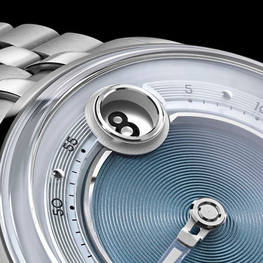 Christopher Ward C1 Jump Hour Mk V - Noon Blue