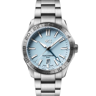 Christopher Ward C63 Sealander GMT 42mm – Sky Blue