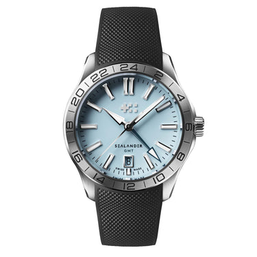Christopher Ward C63 Sealander GMT 39mm – Sky Blue