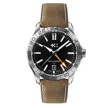 Christopher Ward C63 Sealander GMT 39mm – Black