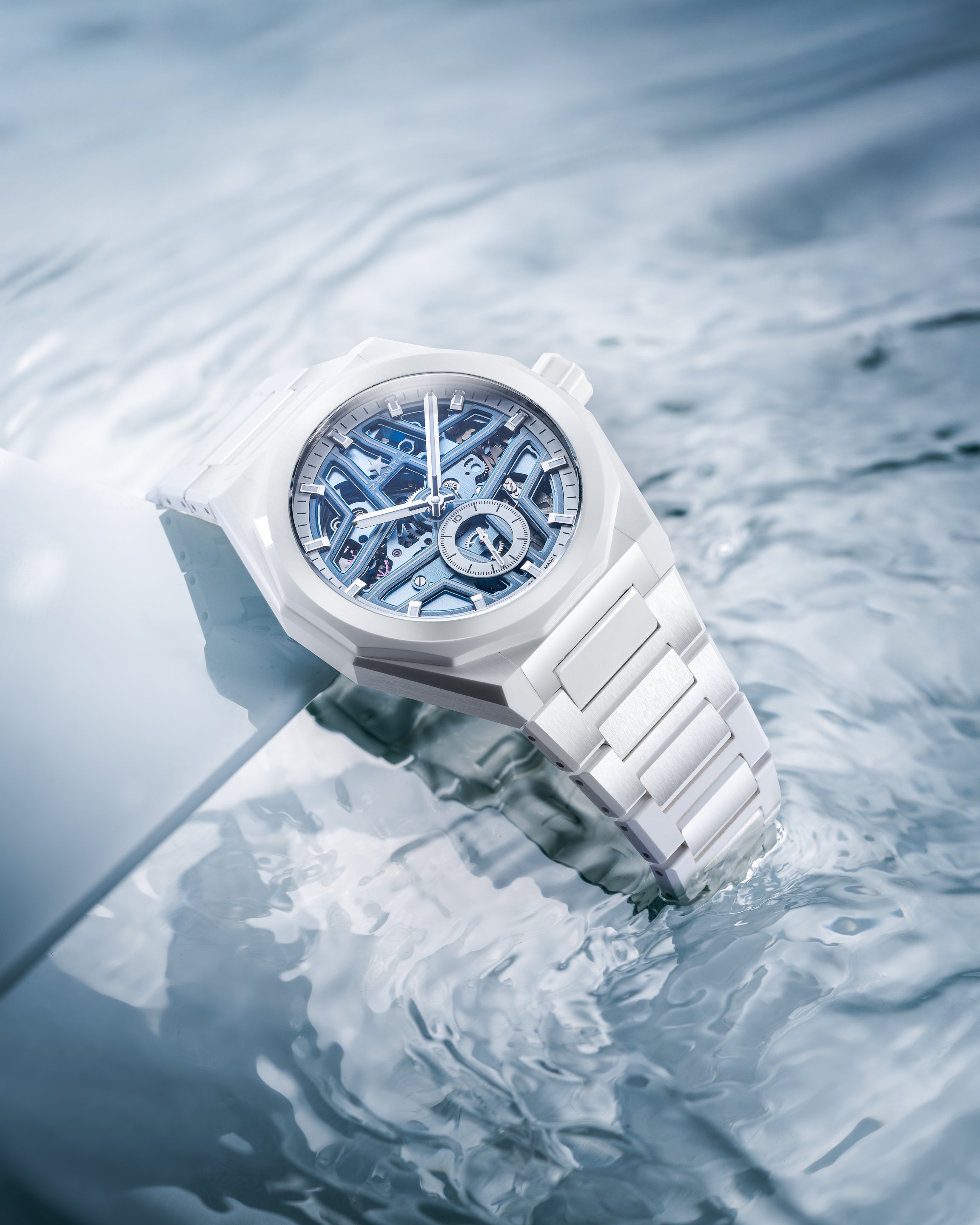 Zenith Defy Skyline Skeleton White Surfer Ceramic - Image