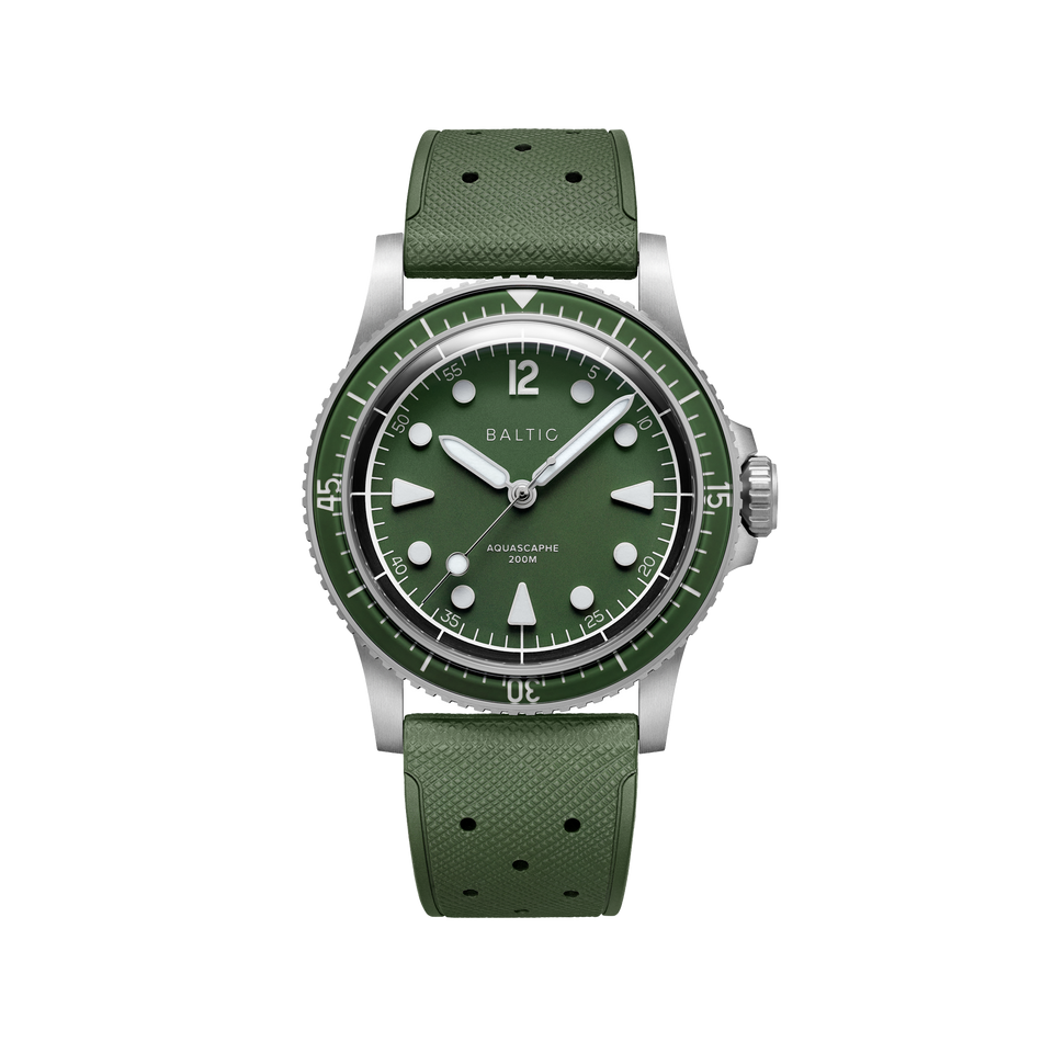 Baltic Aquascaphe MK2 Green 37mm – Time+Tide Watches